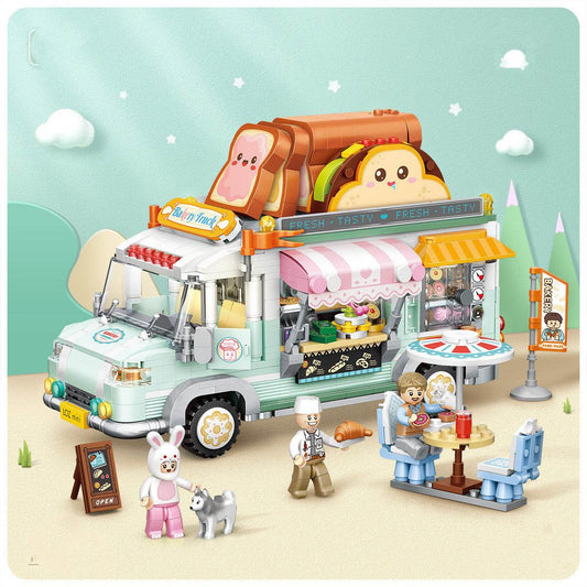 Van 1188 Small Particles Building Blocks Inserting Building Blocks Car Model Toy - Here2Save