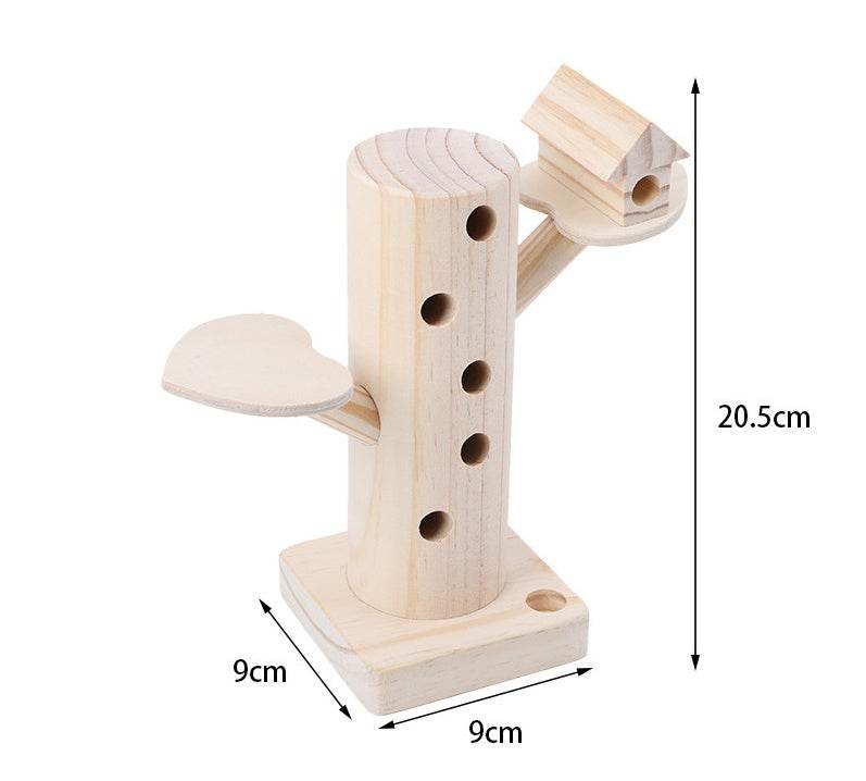 Wooden Woodpecker Catching Insects Early Education For Children - Here2Save