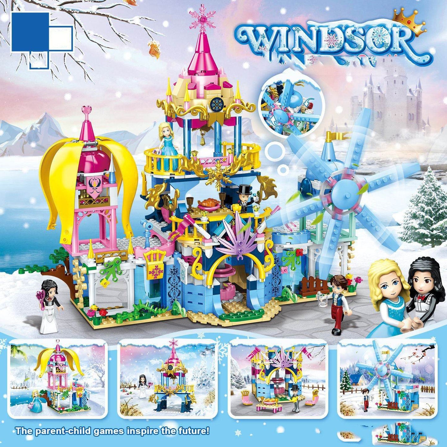 Compatible With Block Girl Series Aisha Castle Romance Assembled Children'S New Year Toy Gift - Here2Save