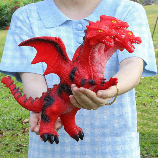 Children's Large Simulation Tyrannosaurus Soft Rubber Dinosaur Toy - Here2Save