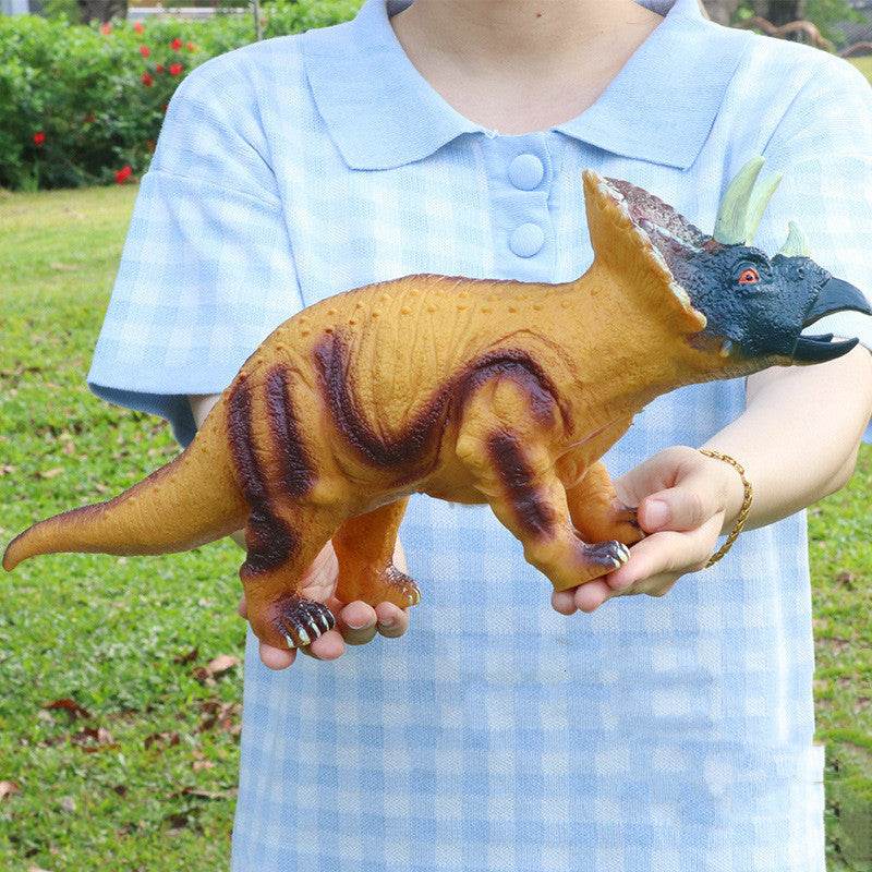 Children's Large Simulation Tyrannosaurus Soft Rubber Dinosaur Toy - Here2Save
