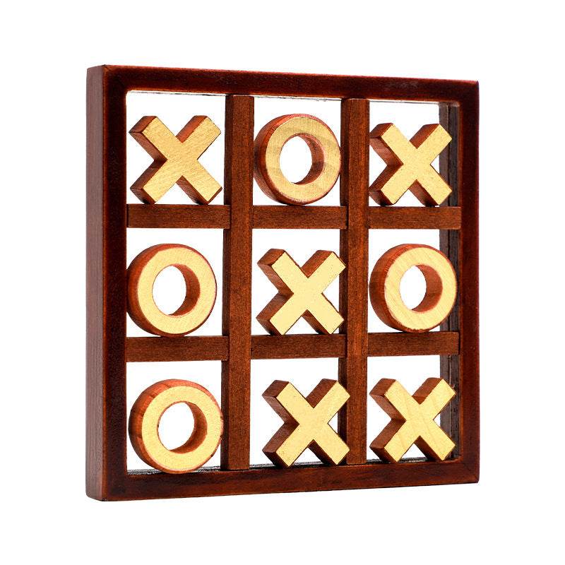 Wood Chess Board Game Toy Funny Parent-Child Interaction Game Board Intelligent Puzzle Game Educational Toy For Kids - Here2Save