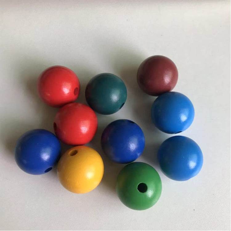 Rainbow Petal Wooden Ball Track Toy - Here2Save