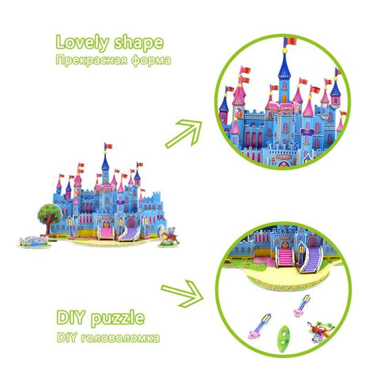 Children's 3D Puzzle Paper Educational Toys - Here2Save