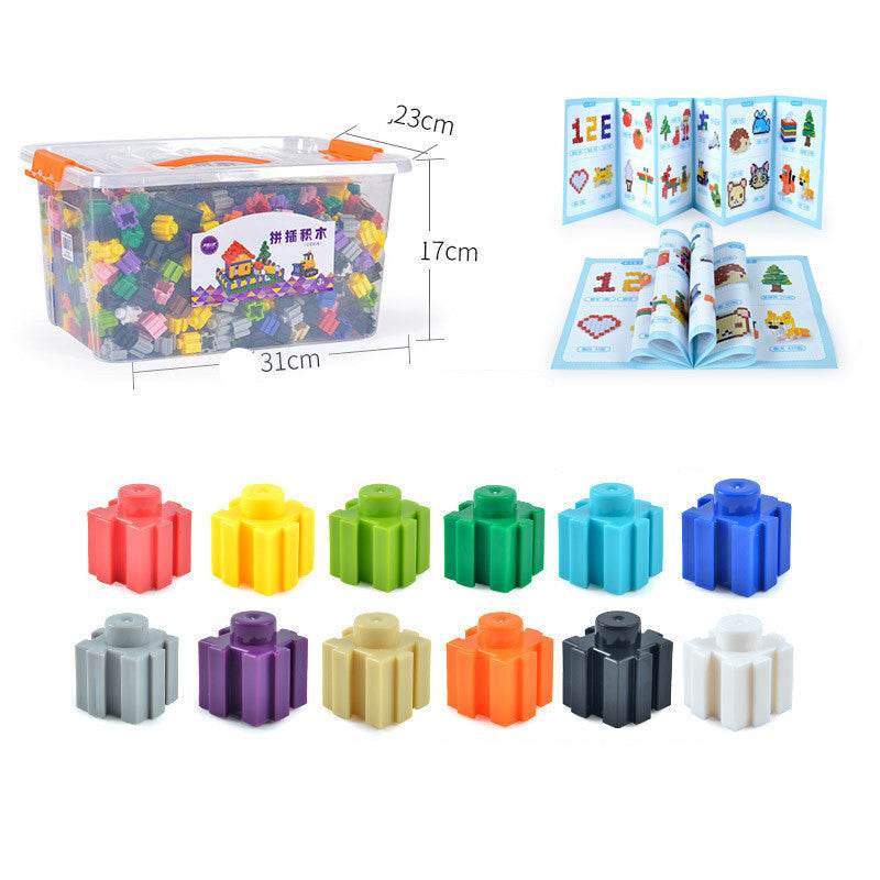 Particle Building Blocks Children's Fight Inserting Baby Early Education Educational Toys - Here2Save