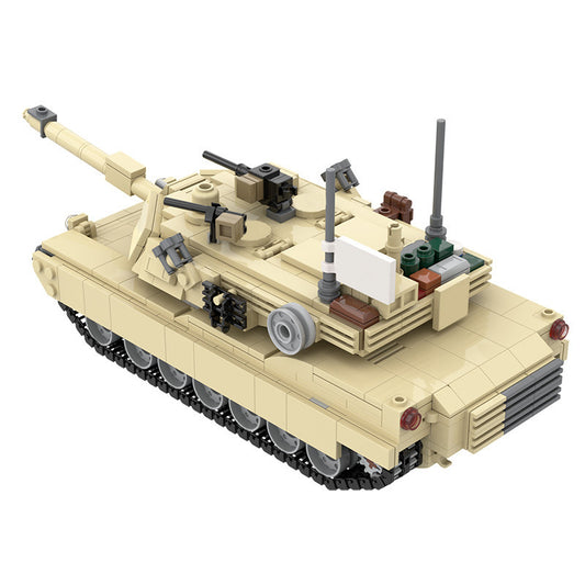 MOC Military Series MOC-36237 Abrams M1A2 Tank Compatible With  Puzzle Blocks