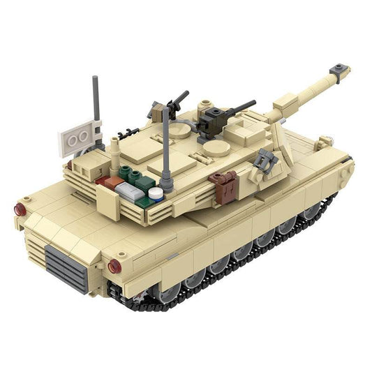 MOC Military Series MOC-36237 Abrams M1A2 Tank Compatible With Puzzle Blocks - Here2Save