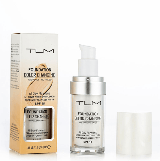 Temperature Liquid Foundation Concealer Portable Natural Color Makeup Foundation BB Concealer - Here2Save