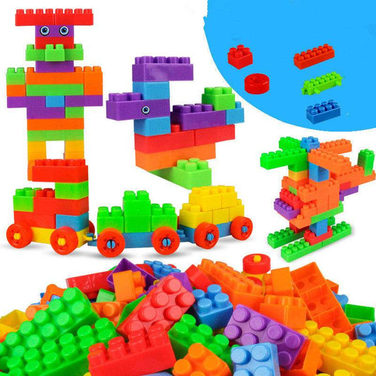 Children's large-particle building blocks educational toys - Here2Save