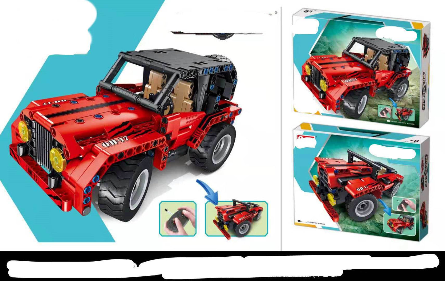 Assembled Small Particle Building Block Toy Car Model - Here2Save