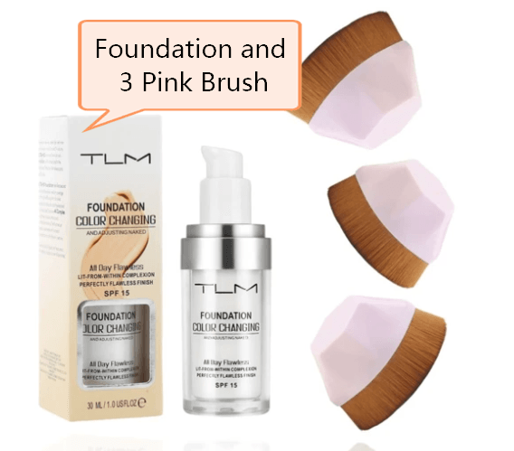 Temperature Liquid Foundation Concealer Portable Natural Color Makeup Foundation BB Concealer - Here2Save