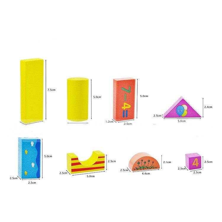 Wooden Puzzle Building Blocks Toy - Here2Save