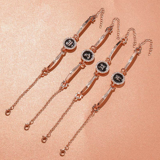 New Korean Style Fashionable Simple 12 Constellation Bracelet - Here2Save