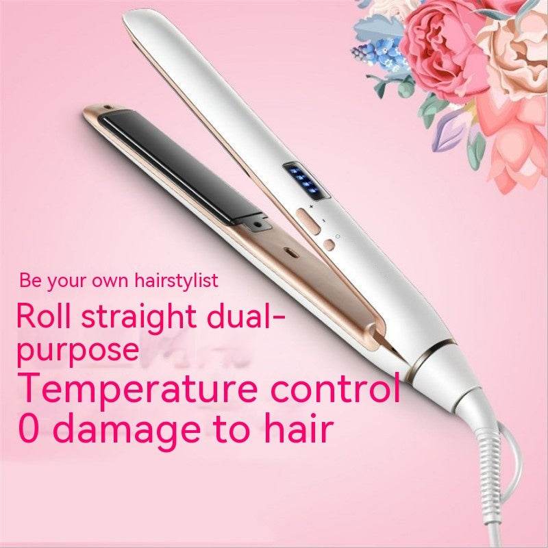 Hair Curler And Straightener Dual-use Air Bangs Hair Straightener - Here2Save