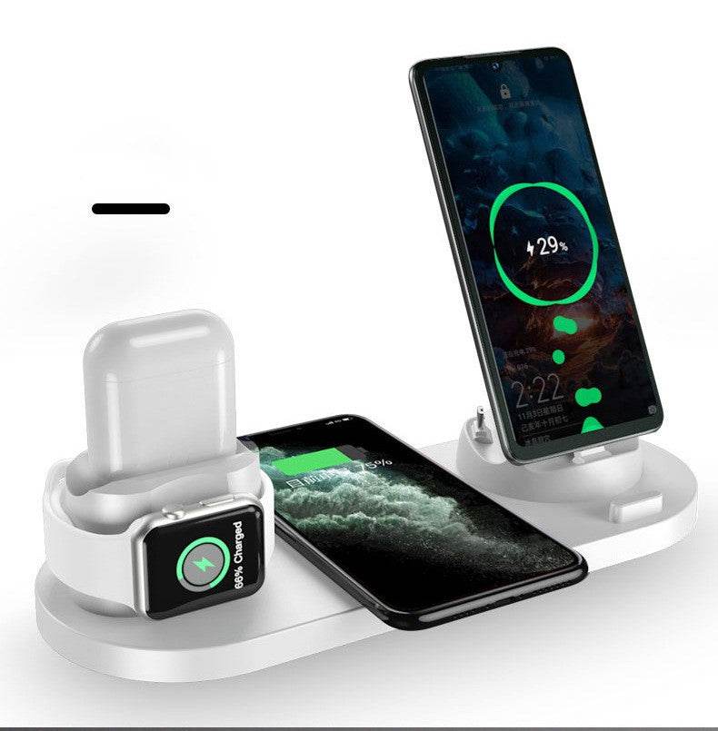Six-in-one wireless charger for mobile phones - Here2Save