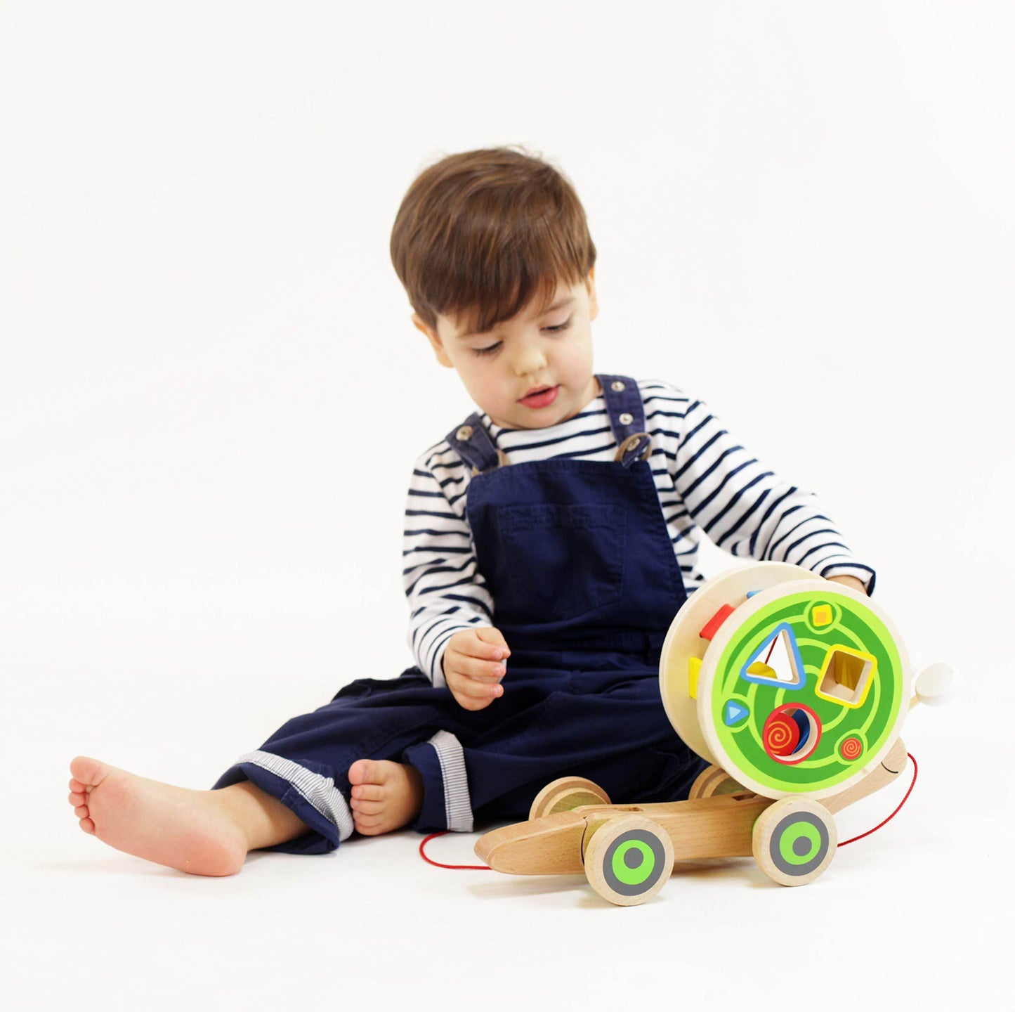 Drag Snail Baby Toddler Wooden Toy - Here2Save