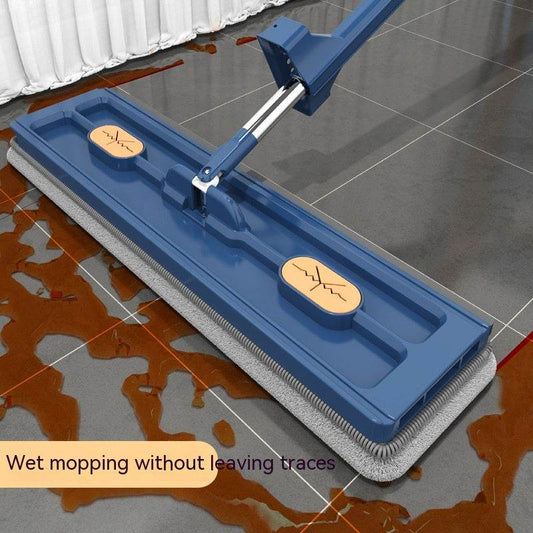 New Style Large Flat Mop 360 Rotating Mop Suitable Various Types Flooring Strong Water Absorption For Home Cleaning Floors - Here2Save