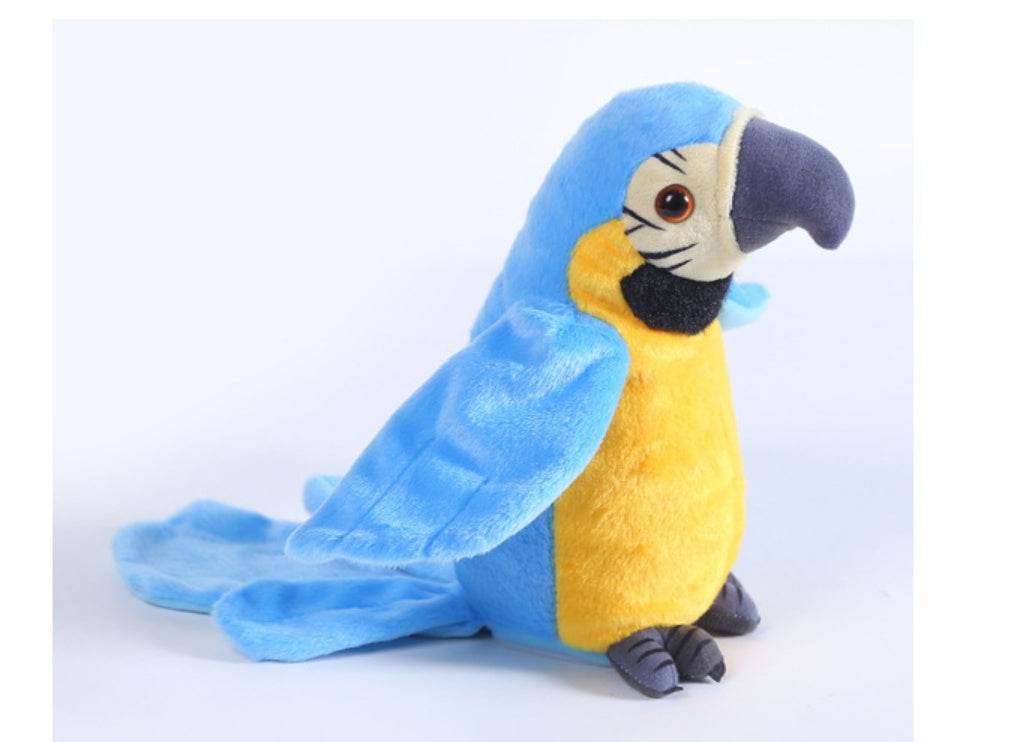 Electric Talking Parrot Plush Toy Cute Speaking Record Repeats - Here2Save