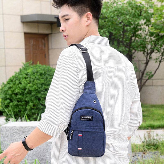 Men's Chest Bag Sports Messenger Crossbody Bag - Here2Save