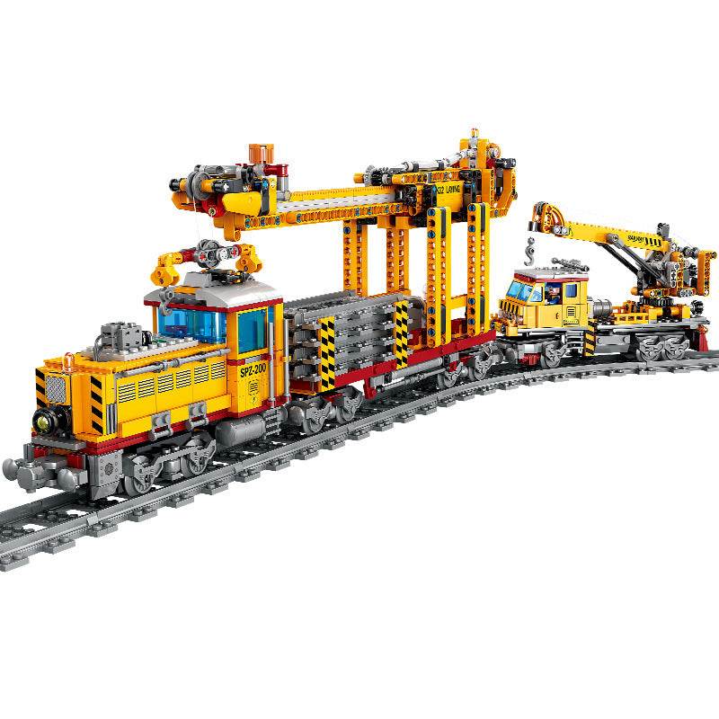 Military Electric Train Track Toy Children's Assembly - Here2Save
