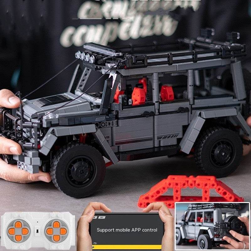 Science And Technology Machinery Group Off-road Vehicle Assembling Building Blocks Model - Here2Save