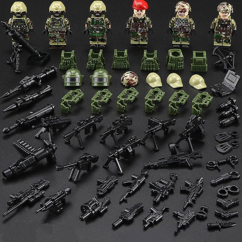 Building blocks military figures - Here2Save