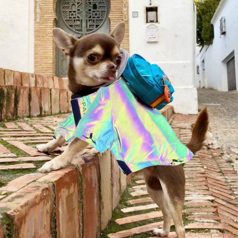 Microcrystalline reflective dog clothes - Here2Save