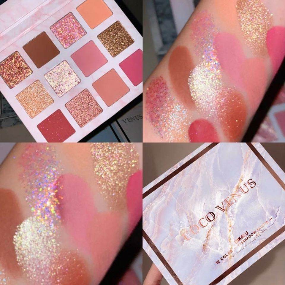 Good-looking Girl Series Twelve Colors Eye Shadow Plate - Here2Save