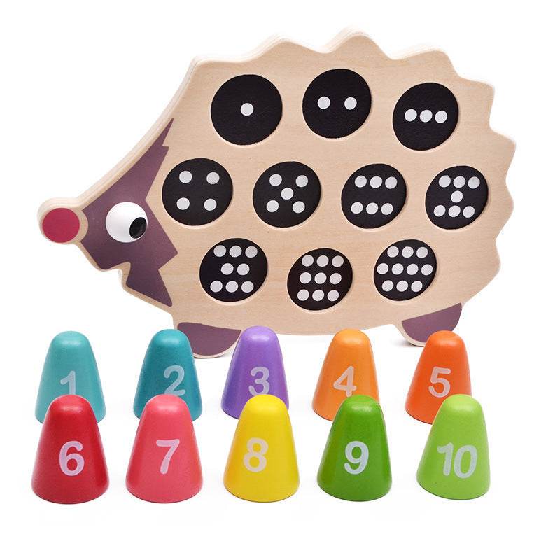Hedgehog wooden toy - Here2Save