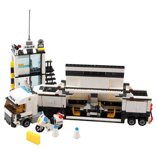 Classic Building Blocks Police Station Model Building Blocks DIY Building Toy Bricks Educational Toys - Here2Save