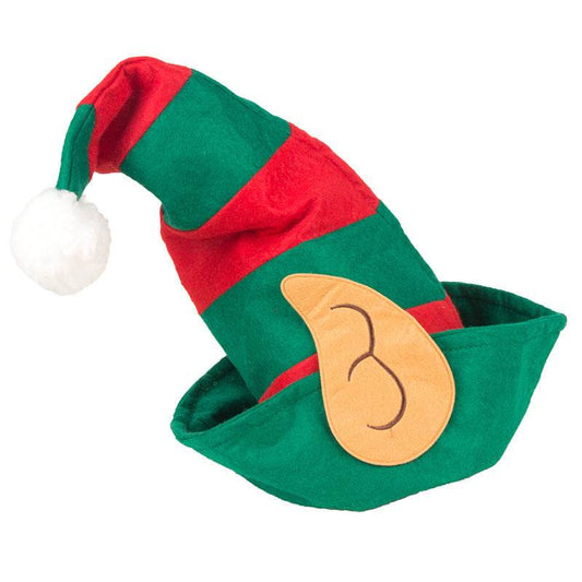Red And Green Striped Hat Christmas Party Decoration - Here2Save