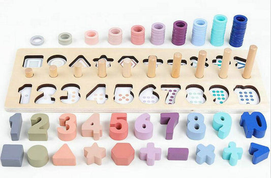 Qiaozhimu digital shape logarithmic board - Here2Save