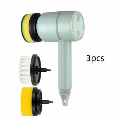 Electric Cleaning Brush Dishwashing Brush Automatic Wireless USB Rechargeable Professional Kitchen Bathtub Tile Cleaning Brushes - Here2Save