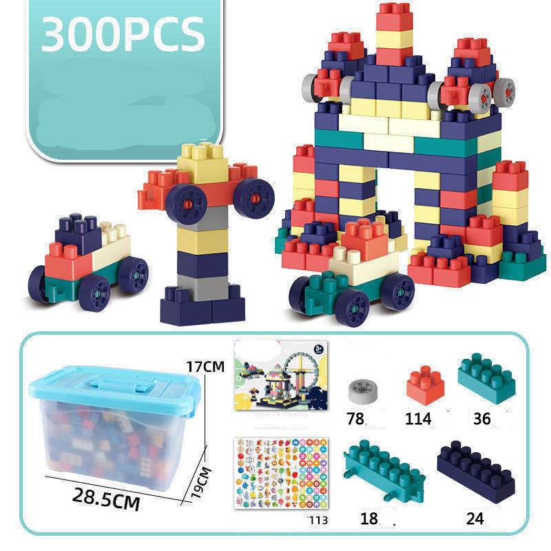 Assemble The Large-particle Building Blocks For Children - Here2Save