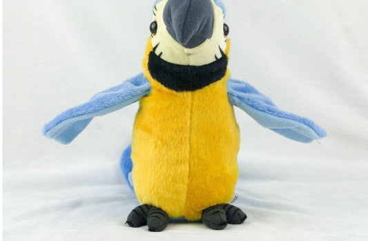 Electric Talking Parrot Plush Toy Cute Speaking Record Repeats - Here2Save