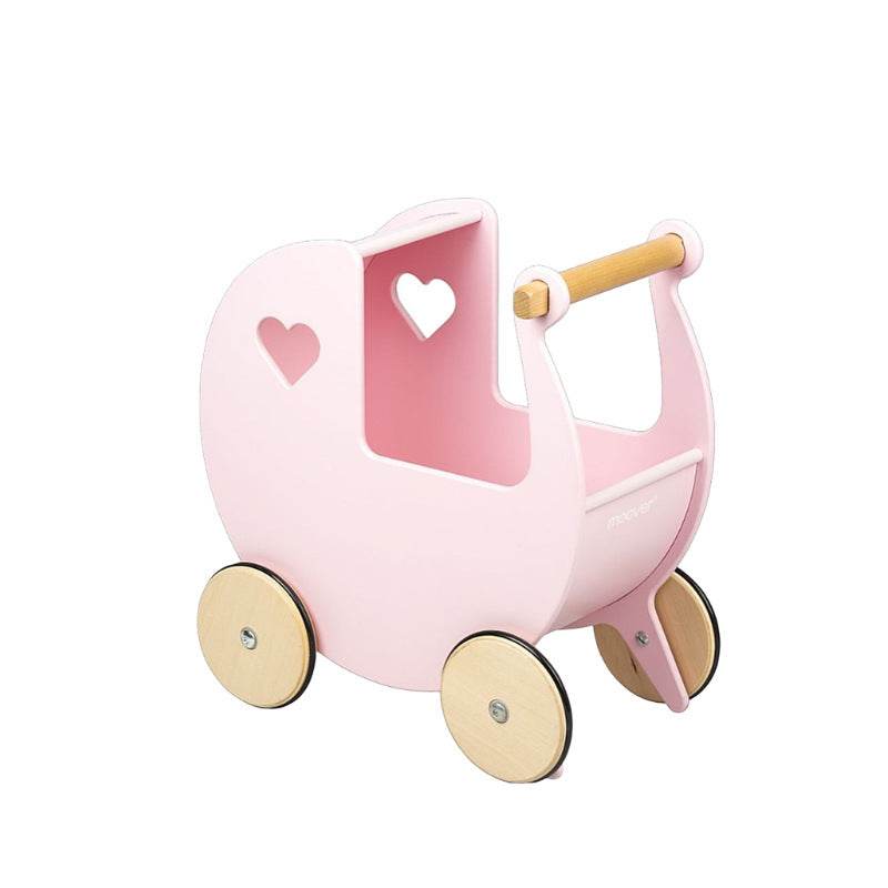 Sebra Baby Walker Moover Love Doll Stroller Small Wooden Baby Kids Over Home Stroller Toy - Here2Save