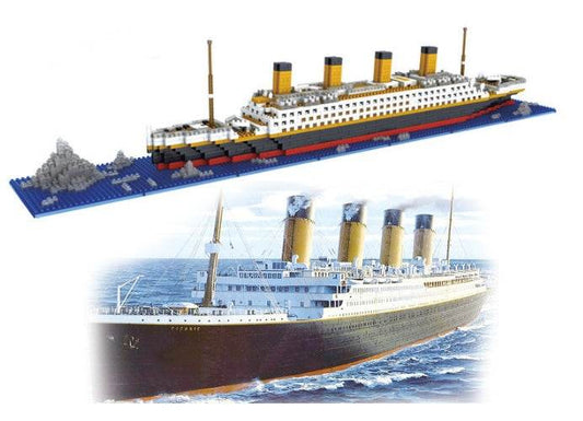 Puzzle building blocks Titanic - Here2Save