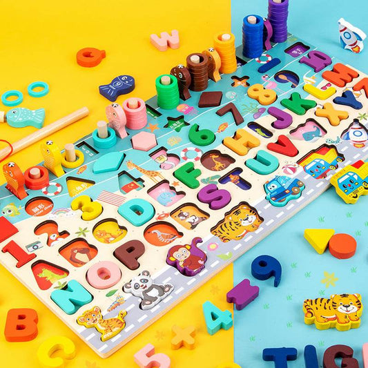Boys And Girls Early Education Puzzle Building Blocks - Here2Save