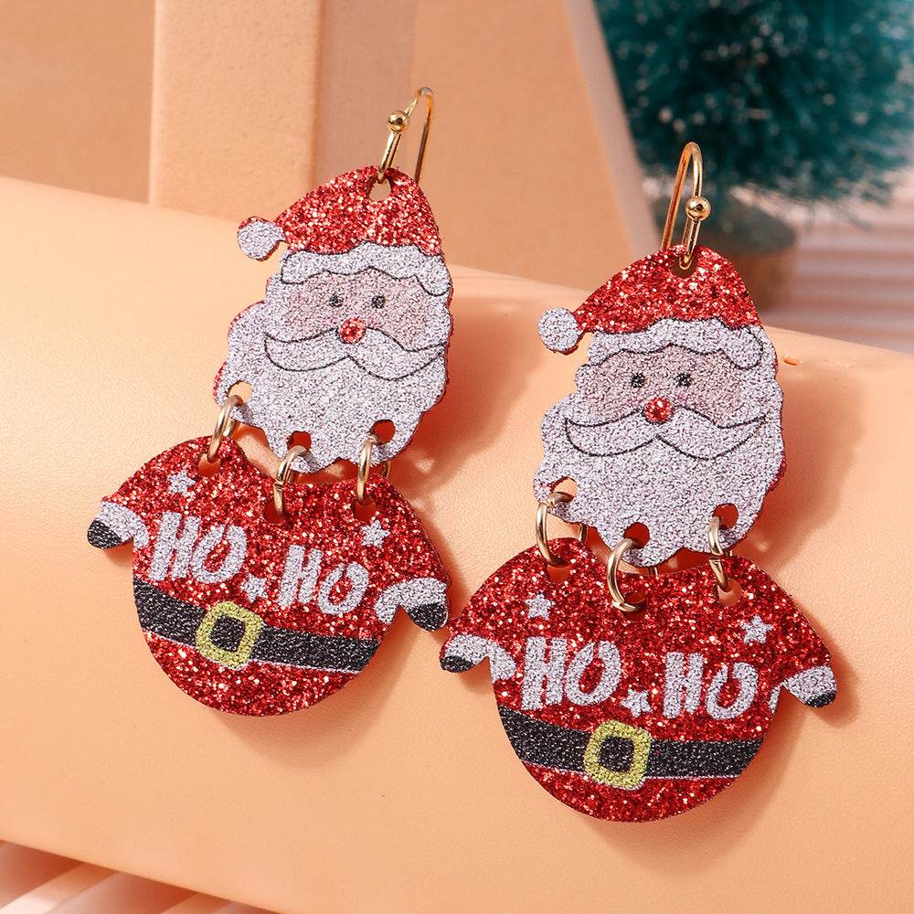 New Christmas Tree Earrings Felt Earrings - Here2Save