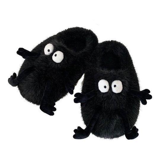 Home Soft Soled Moon Shoes Plush Slippers - Here2Save