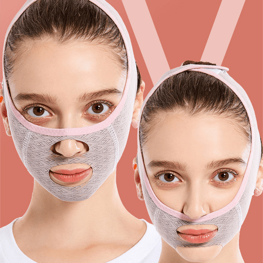 Face-lifting Artifact V-face Bandage Lifting Tightening Sagging, Face-lifting Double Chin Shaping, Beauty Face Carving Sleep Mask Sticker - Here2Save