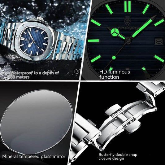 New Waterproof Men's Quartz Watch - Here2Save
