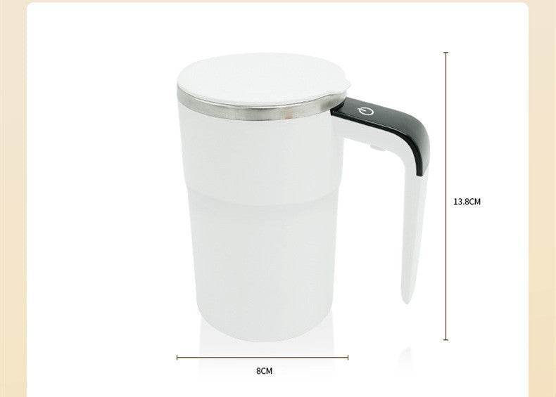 Electric Coffee Mug USB Rechargeable Automatic Magnetic Cup IP67 Waterproof Food-Safe Stainless Steel For Juice Tea Milksha Kitchen Gadgets - Here2Save