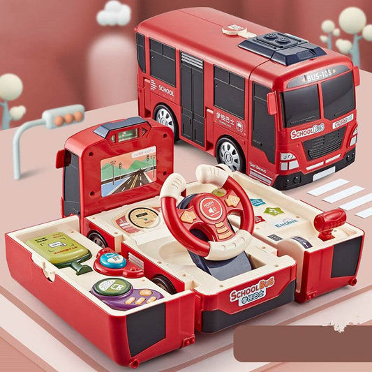 Educational Simulation Simulation Driving Toy Deformed Bus - Here2Save
