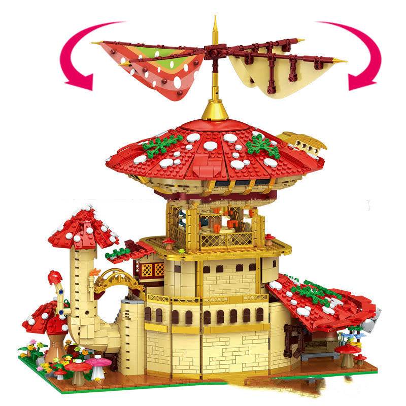 Mushroom Girls' Puzzle Assembled Building Block Toys - Here2Save