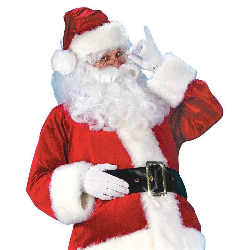 Plus Size Santa Claus Costume For Adults Men Women Christmas Carnival Cosplay Red Plus Size Suit Fancy Costumes - Here2Save