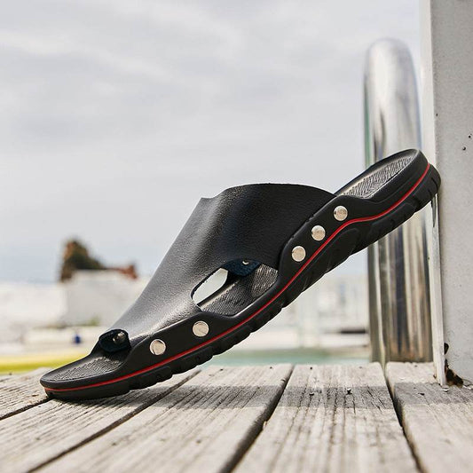 Sandals men's summer flip-flop beach shoes - Here2Save