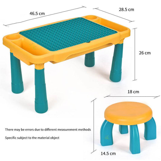Kindergarten multifunctional small building table - Here2Save
