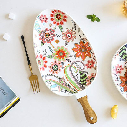 Creative fruit bowl with ceramic for home use - Here2Save