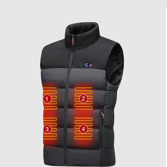 Intelligent Heating Vest For Double Control Zone 11 - Here2Save